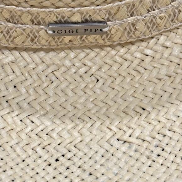 Gigi Pip Fiona Fedora Straw Hat - size 57 (Medium) - Picture 2 of 5